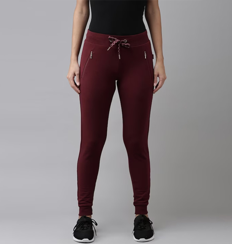Women Stretch Terry Slim Fit Regular Joggers